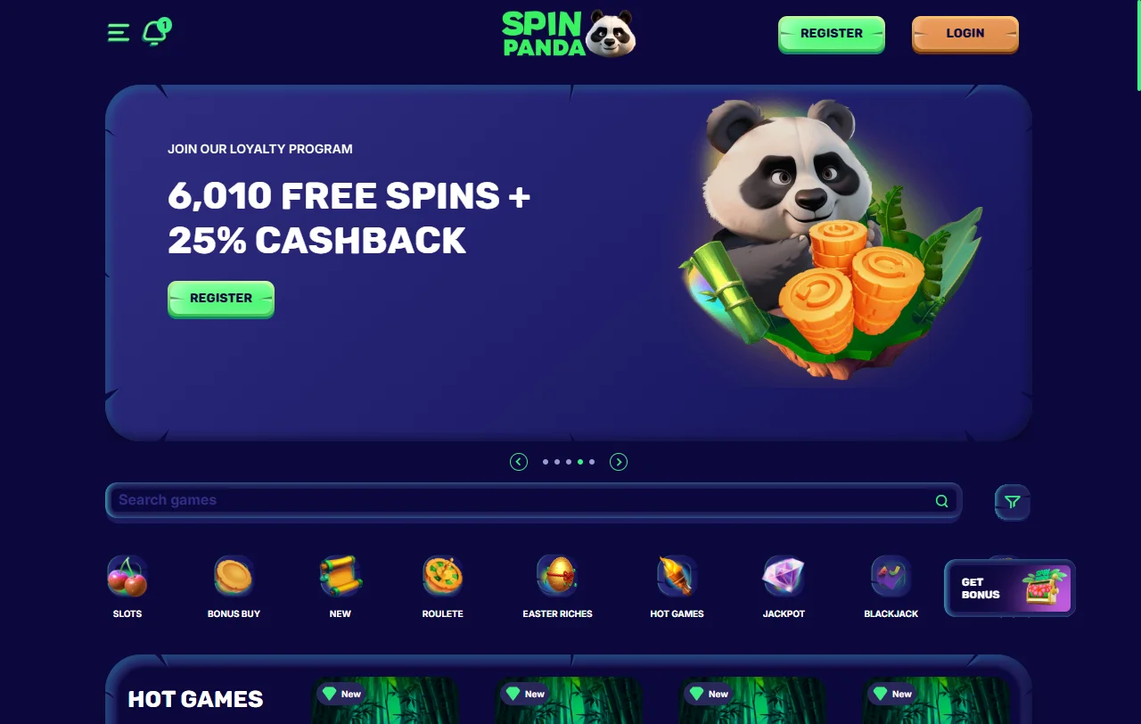 SpinPanda Casino review covering platform features for India players