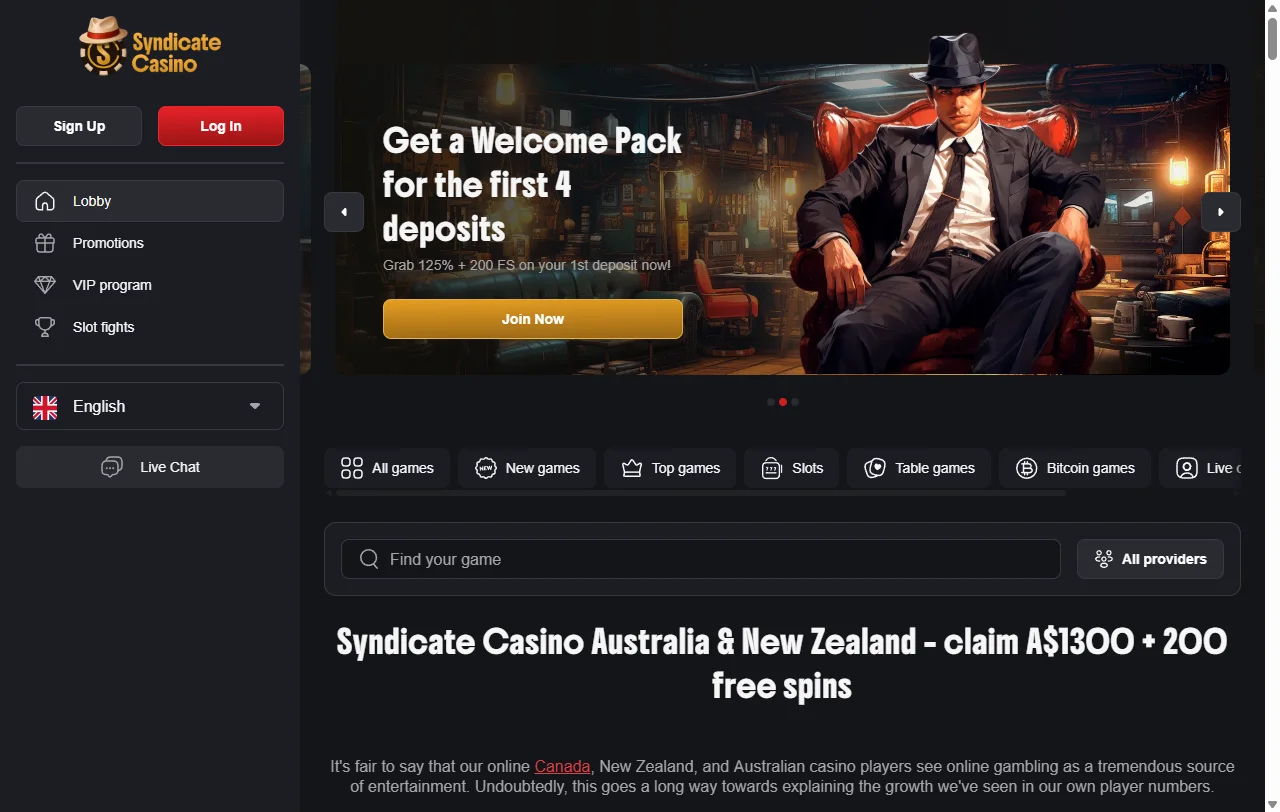 Syndicate Casino review with focus on transparency for India players