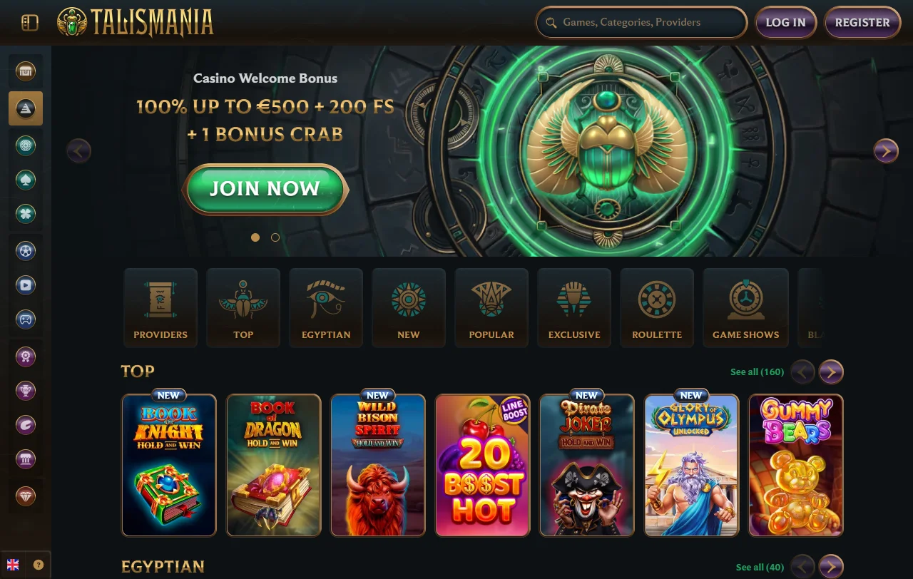 Talismania Casino complete review and India player analysis