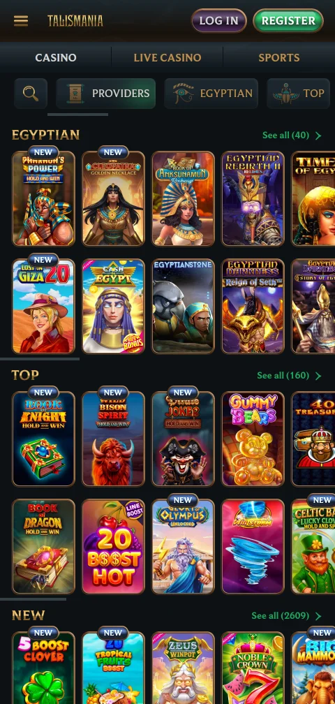 Talismania Casino security, licensing and player protection