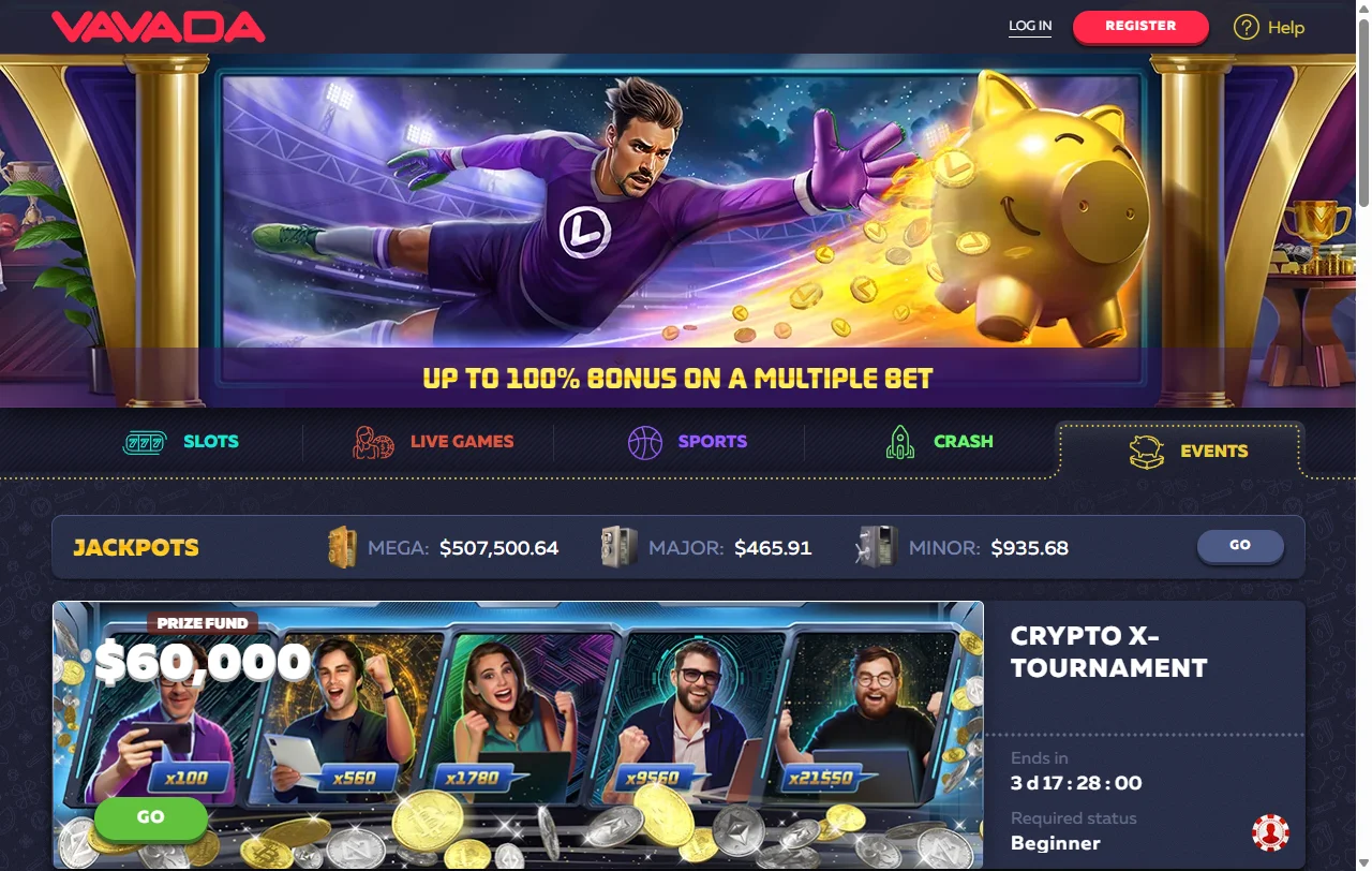 Vavada Casino games library with slots and live tables