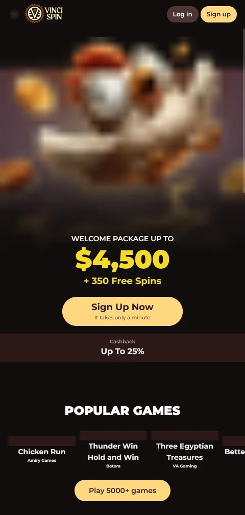 VinciSpin Casino mobile play for smartphone users in India