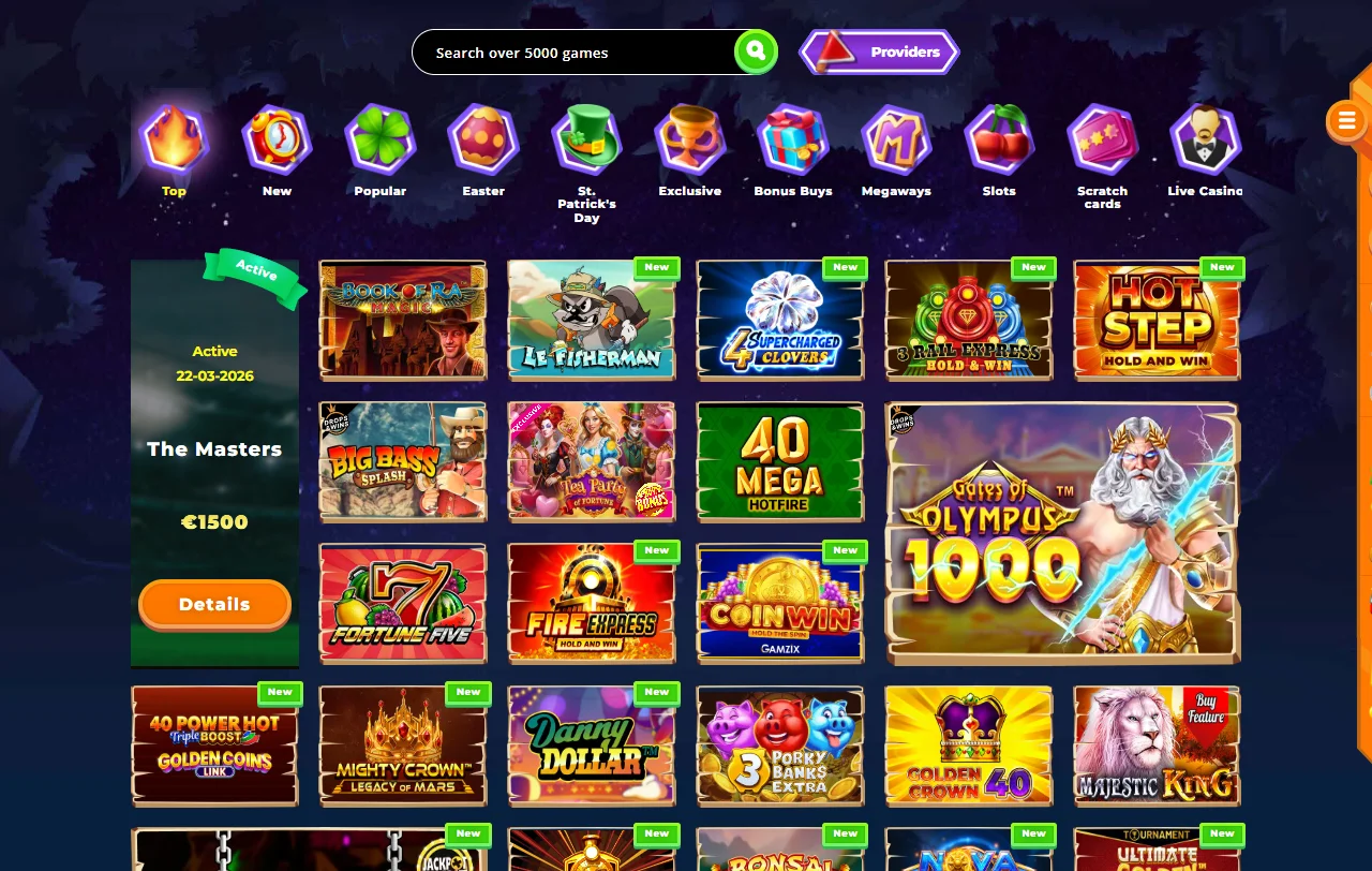 Wazamba Casino welcome offers and promotion structure for players