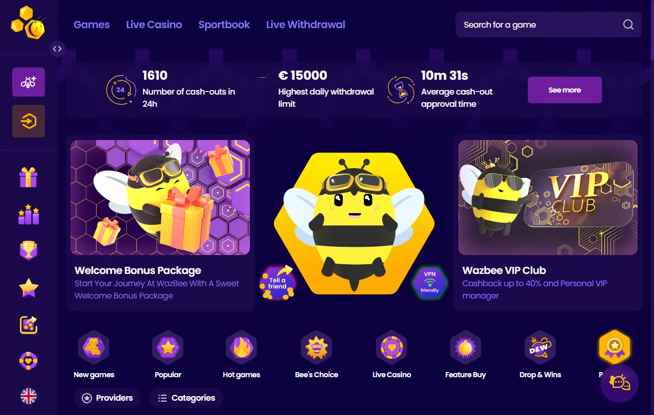 Wazbee Casino overview for India players with trust-focused review context