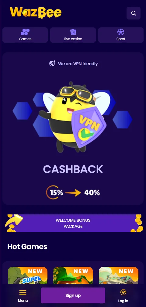 Wazbee Casino mobile access and browser play context for India users
