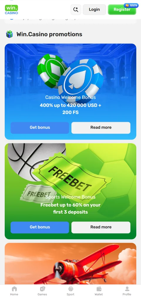 Win Casino deposits withdrawals and payment method guide