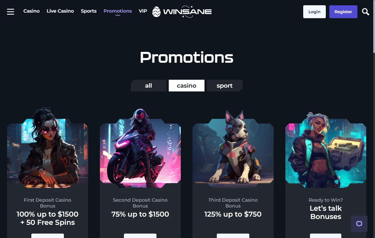 Winsane Casino bonus and offer analysis for cautious comparison