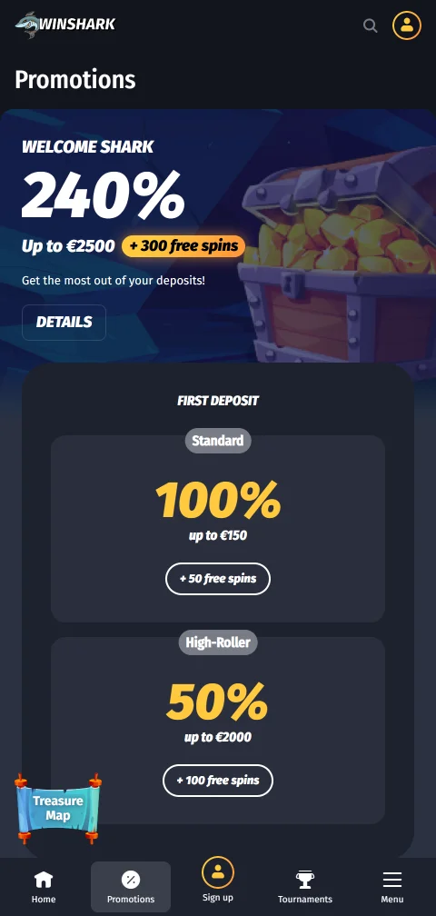 Winshark Casino deposits withdrawals and payment methods explained