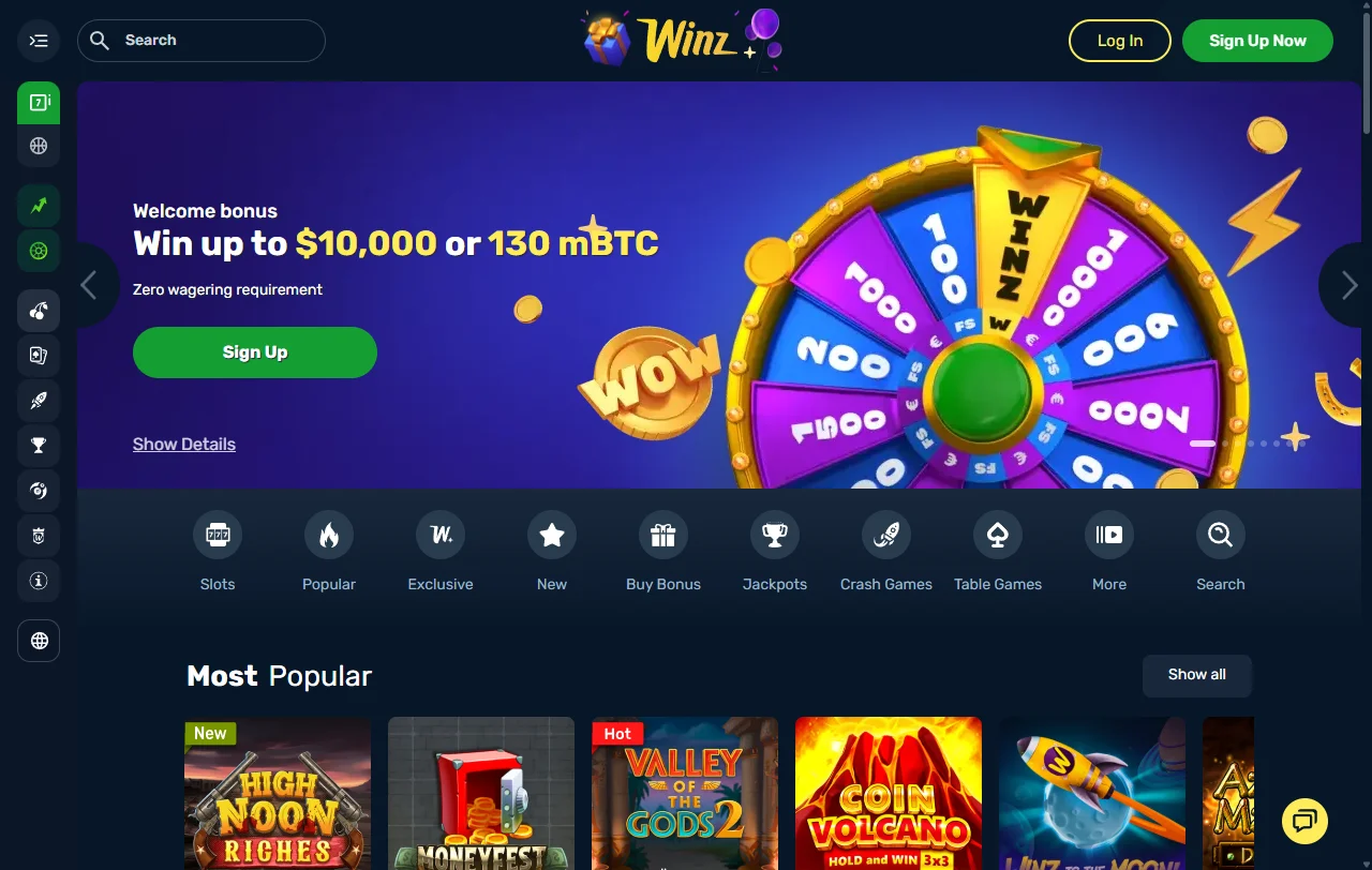 Winz Casino overview and review context for India players