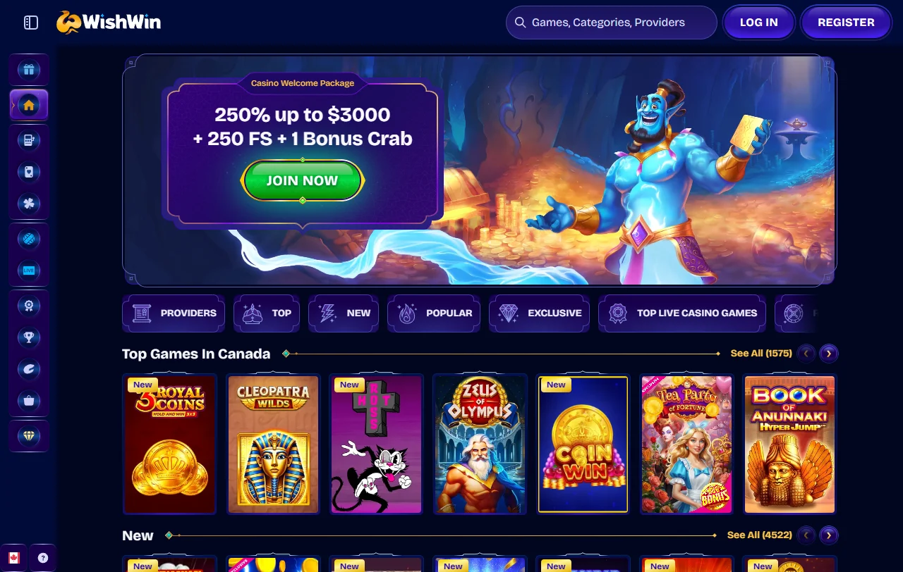 Wishwin Casino overview for India players and review context