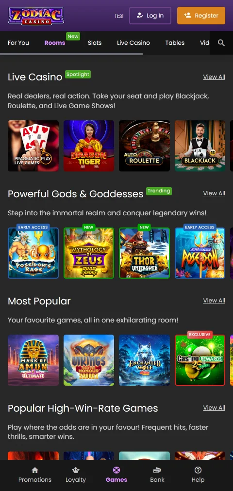Zodiac Casino security overview with licensing and player protection